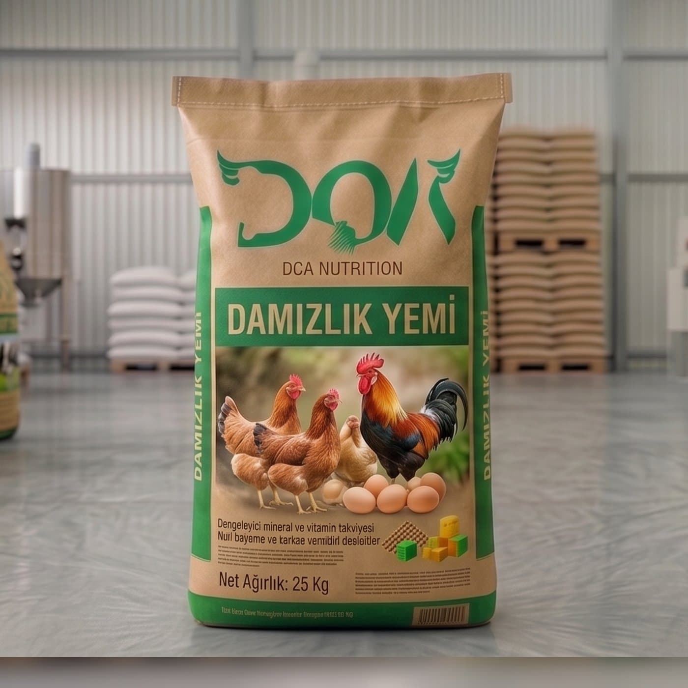 Damızlık Yemi ambalajı
