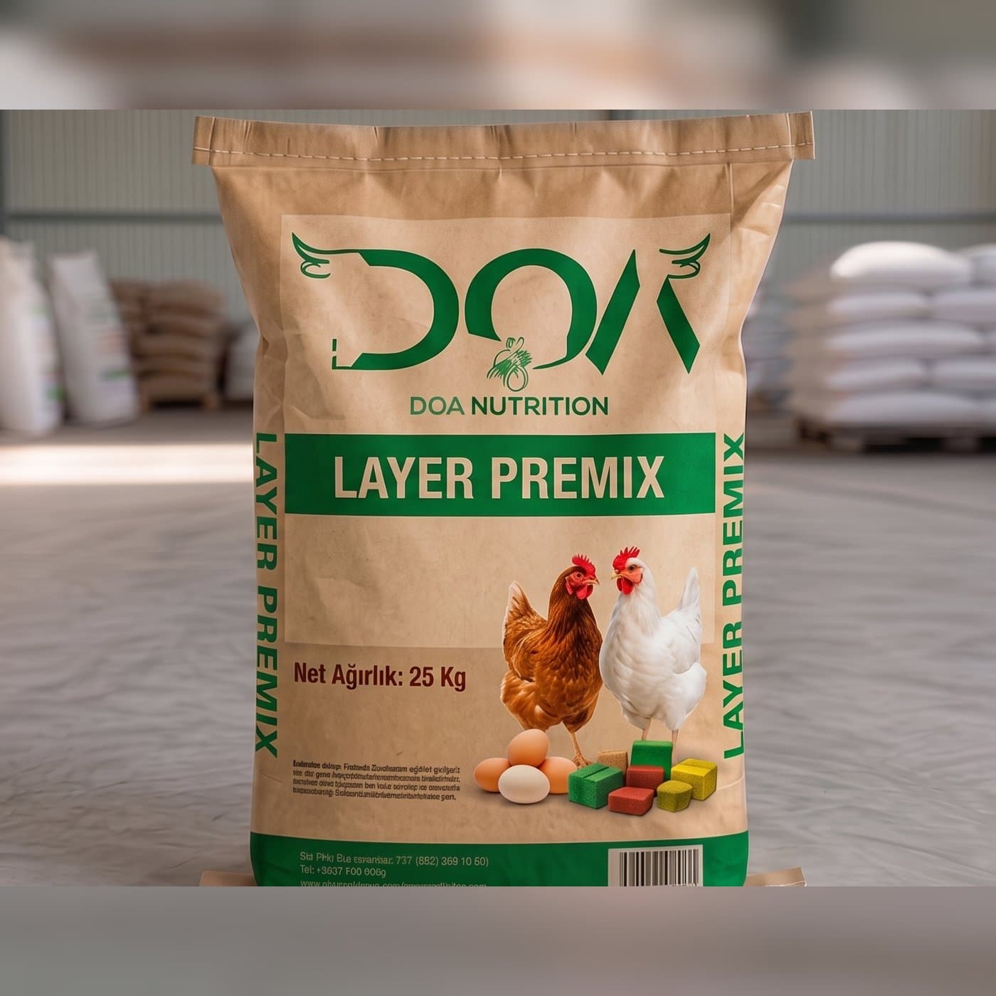 Layer Premiks (Yumurta) ambalajı
